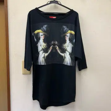 keikiii 케이키이 아트 T셔츠 여성용 개성 레트로 유니크