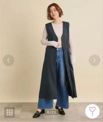 [ 빅 사이즈 ] 2WAY 어레인지가 가능한 오버롤 스커트 롱 베스트