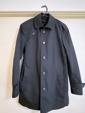 블랙 스텐카라 코트