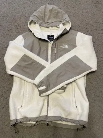 THE NORTH FACE 플리스 자켓 M 화이트/그레이