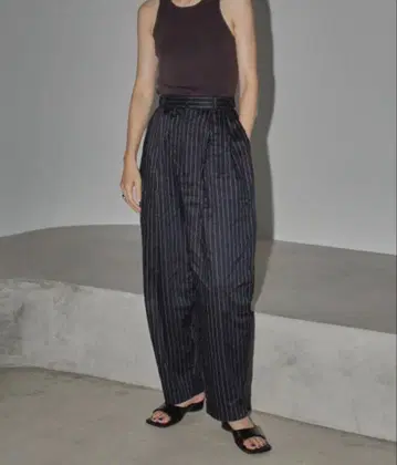 TODAYFUL 자카드 스트라이프 트라우저 36