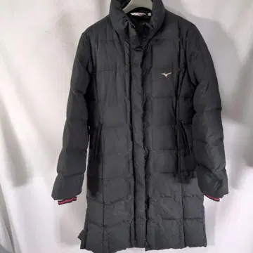 MIZUNO 다운 80% 다운 코트 벤치 코트 여성용 L 블랙