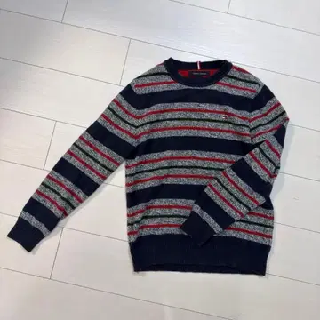 TOMMY HILFIGER 스트라이프 니트 스웨터