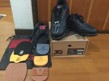 3G 볼링 신발 블랙 인솔 포함 미사용품
