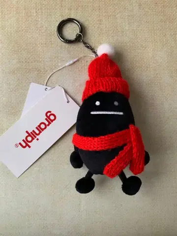 뷰티풀 섀도우 미니 참 니트 모자 머플러 그라니프