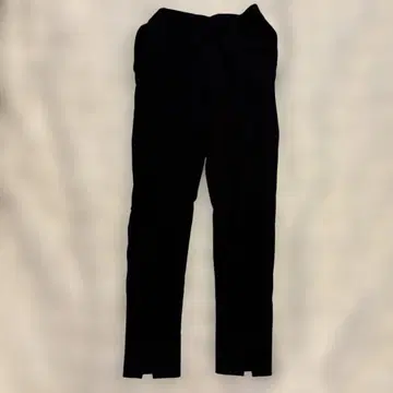 yori 블랙 스트레치 속기모 팬츠 36