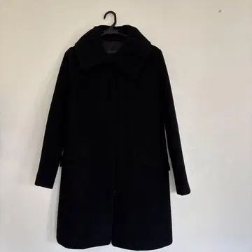 UNTITLED 블랙 피 코트 사이즈 4
