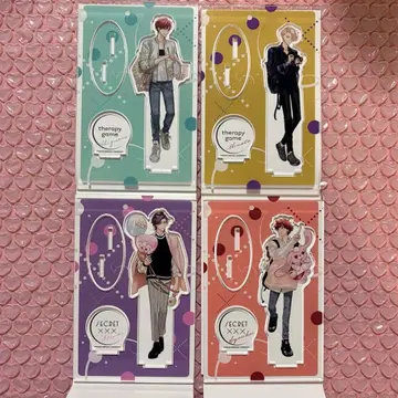 테라피 게임 세라게 원작 트레이딩 아크릴 스탠드 4종