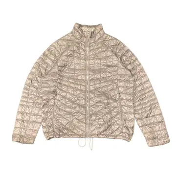 THE NORTH FACE 퍼프 자켓 실버 드로우 코드 테크