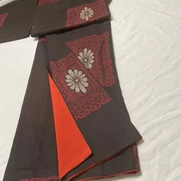 다이쇼 로망 진흙 오시마 빨간 오시마 기모노