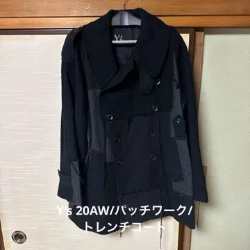 Y's 20AW/패치워크/트렌치코트
