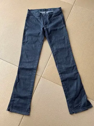 클러치 다크 그레이 플레어 데님 팬츠 사이즈 2