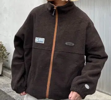 [ DISCUS 별주 ] 플리스 스탠드 넥 풀집 재킷 M 사이즈