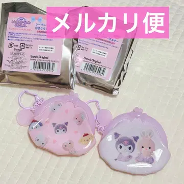 쿠로미 요시토모 레트로 봉제 인형 가마구치 키링 2종 세트