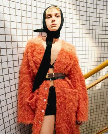 KNIT 니트 캡 발라클라바 블랙