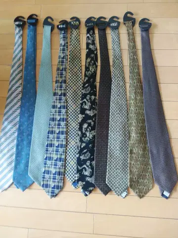 넥타이 10개 세트 다채로운 디자인