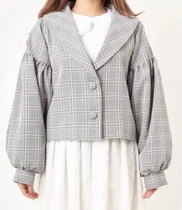 Ank Rouge 볼륨 슬리브 자켓