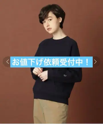 [ used ] DRESSTERIOR 워셔블 맨투맨 니트 블랙