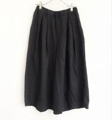 blue willow [ 블루위로 ] 코튼 린넨 턱 와이드 팬츠