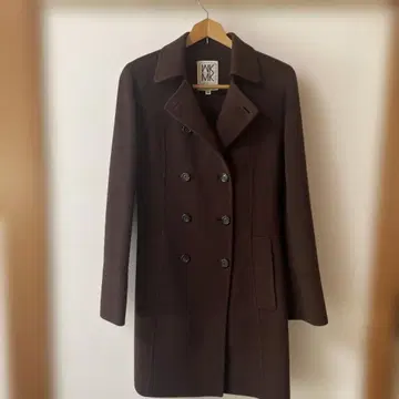 MK 미셸 클랭 브라운 울 코트