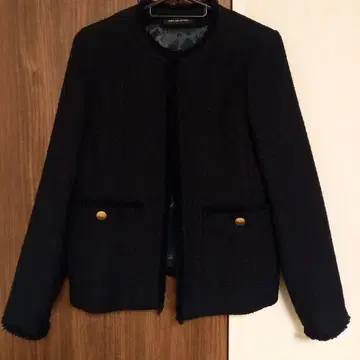 GREEN LABEL RELAXING 노카라 자켓 네이비