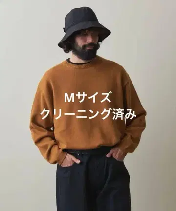 스티븐 앨런 코튼/캐시미어 크루넥 니트 M 사이즈