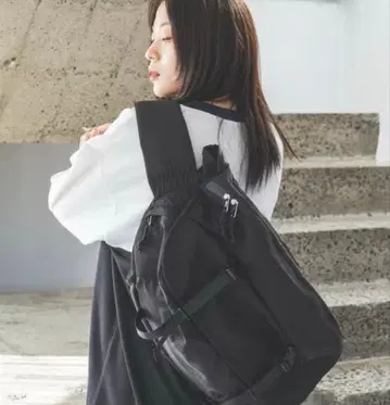 JEANASIS 발수 로고 메신저 BAG