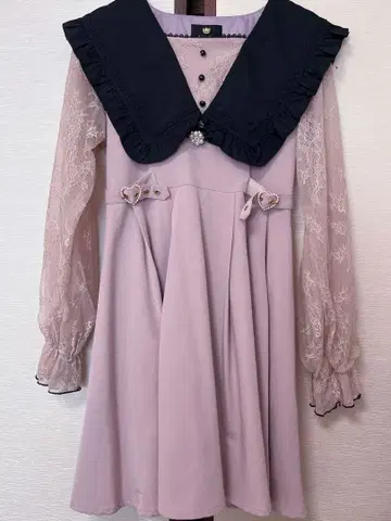 ROJITA 사이드 버클 세일러 원피스