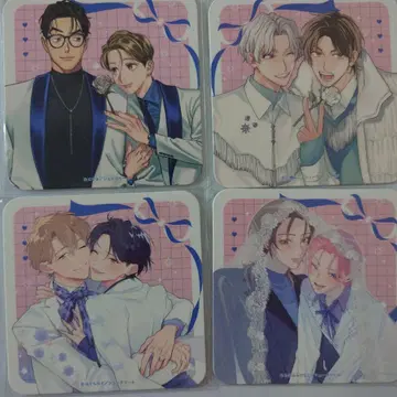 moment 아메이로 10주년 에모카페 코스터 니야마 선생님 등 4점