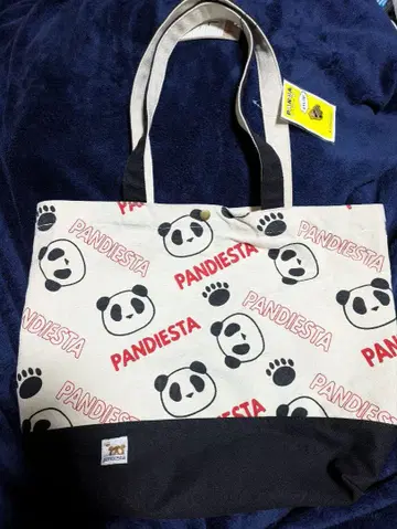 PANDIESTA 팬더 무늬 토트백