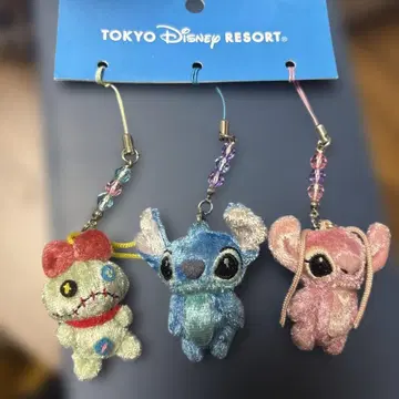 스티치 엔젤 스크램프 스트랩 도쿄 디즈니 리조트