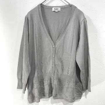 자유구 그레이 니트 가디건 시스루 레이스풍 디자인 (44)