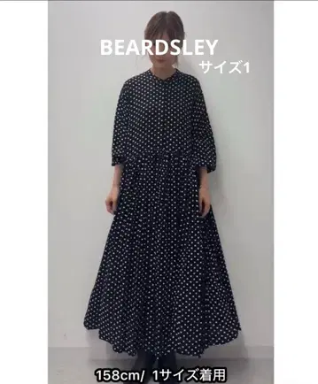 BEARDSLEY 도트 개더 원피스