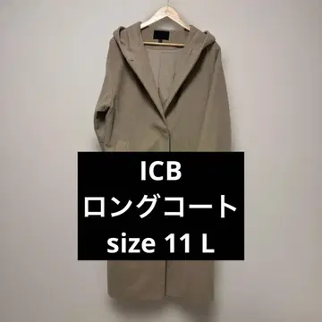 ICB 후드 롱 코트 JPN 11
