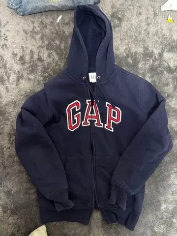 GAP 네이비 풀 집업 후드티