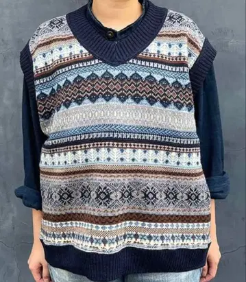 45R 노르딕 자카드 908 말 베스트 인디고