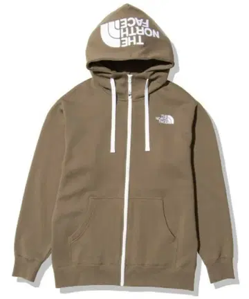 THE NORTH FACE 풀 집업 후드티 M 브라운