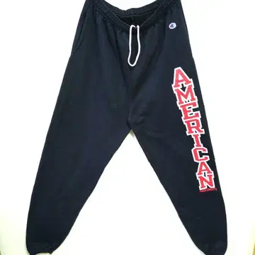 Champion 맨투맨 조거 팬츠 칼리지 프린트 L