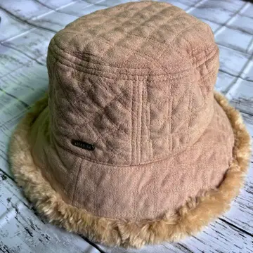 HIROKO BIS 스웨이드 조 퍼 버킷햇 버케하 57.5cm