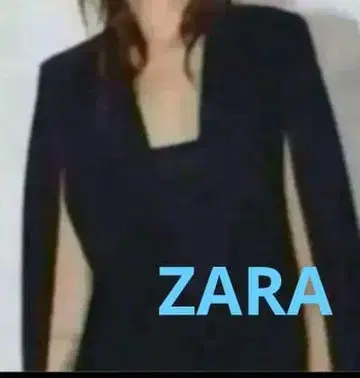 [ 시착만 한 상품 ] ZARA 노카라 케이프 자켓