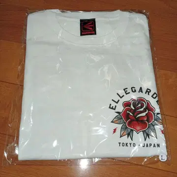 ELLEGARDEN 롱T/롱셔츠 화이트/L사이즈 엘르가든