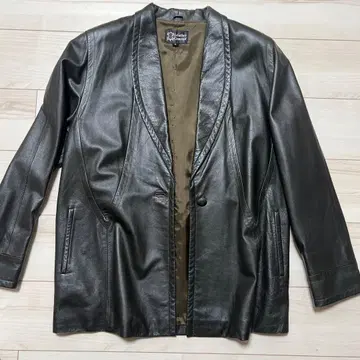 Leather Concept 블랙 가죽 자켓 S