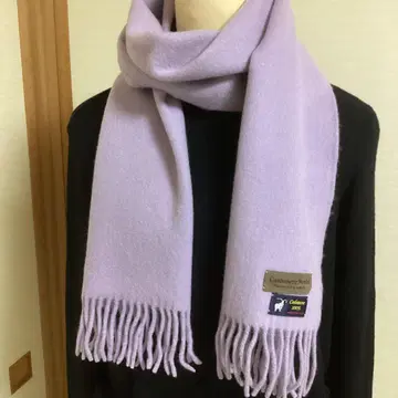 캐시미어 100% 라벤더 퍼플 머플러 스톨