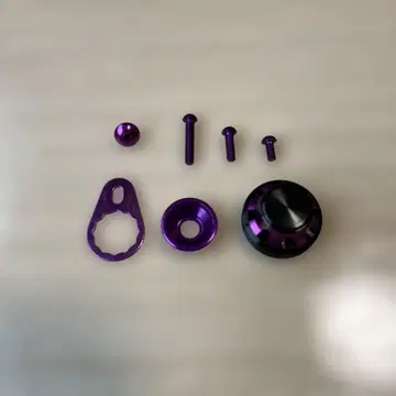 다이와 STEEZ 103HL용 커스텀 부품 세트 퍼플 알루마이트
