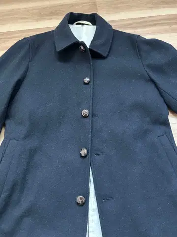 네이비 체스터 코트 L 사이즈