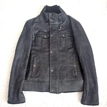 semanticdesign 울 라이더 자켓 y2k 시크 스타일