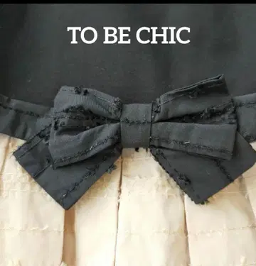 새상품급 투 비 시크 도킹 원피스 리본 포함