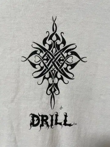 드릴 T셔츠 싱글 스티치 빈티지