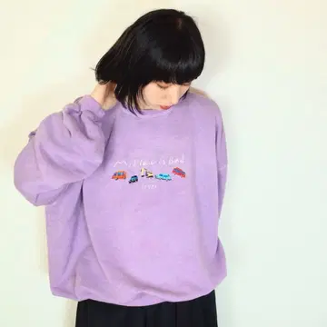 My Hair is Bad 피그먼트 맨투맨 L