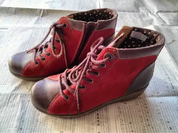 히로미치 나카노 스웨이드 하이컷 부츠